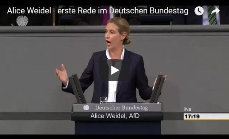 Alice Weidel an den Bundestag: "Haben Sie eigentlich alle kein