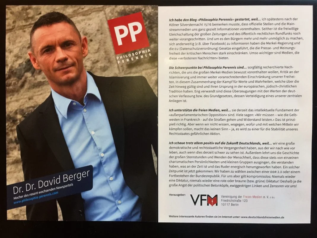David Berger Flyer
