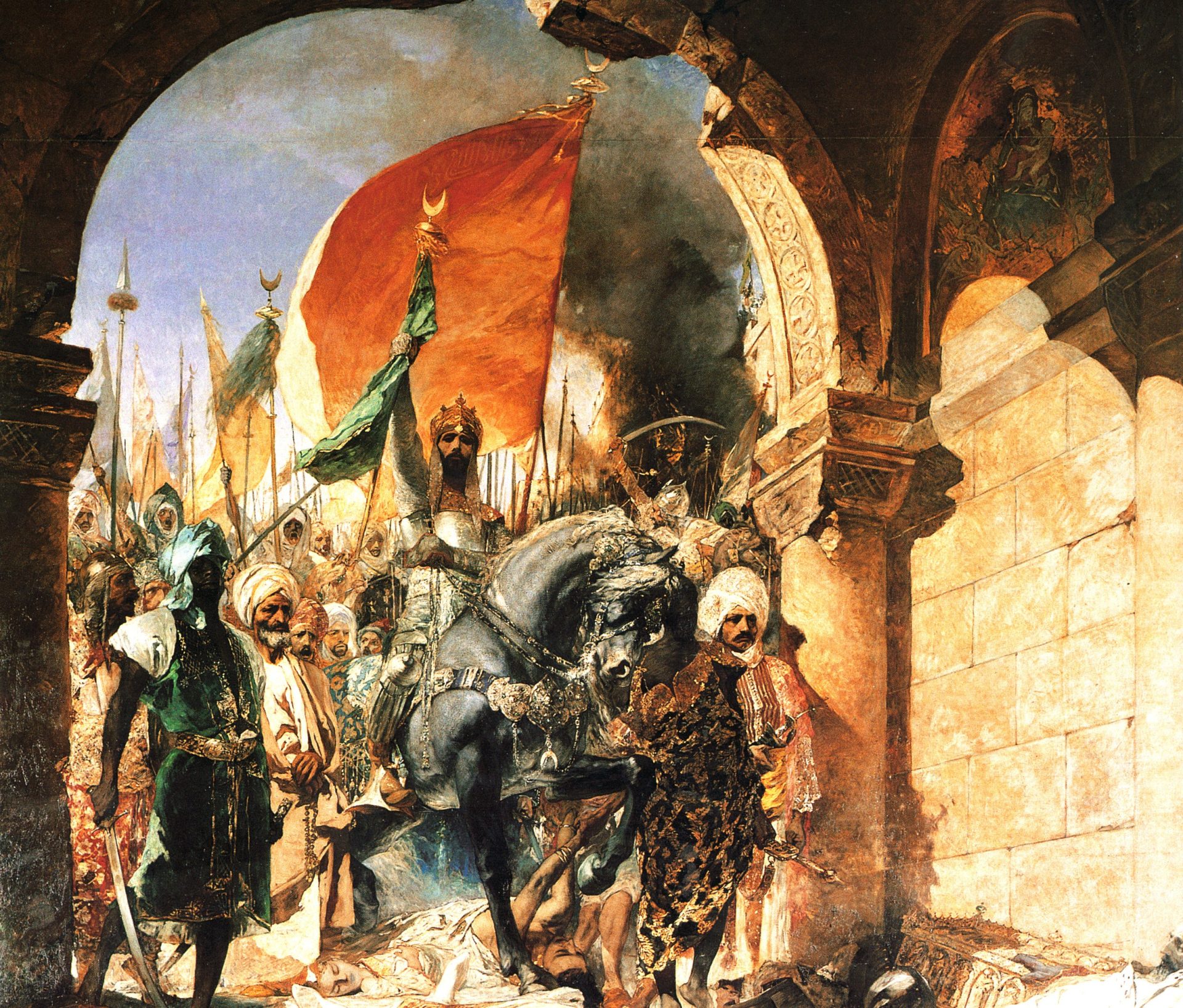 Der Fall Konstantinopels die europäische Katastrophe