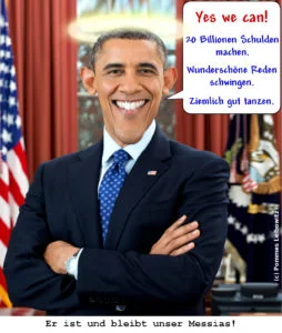 Karikatur von Obama
