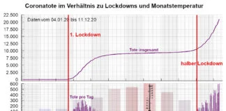 Auswirkung der Lockdowns auf die Corona-Todesrate
