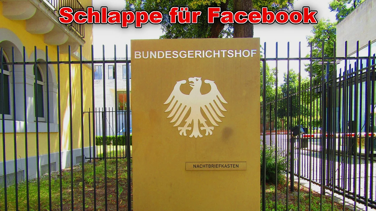 Facebook unterliegt vor dem Bundesgerichtshof