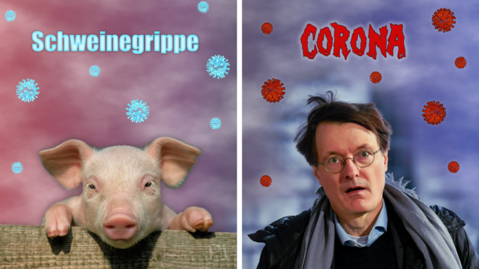 Verdächtige Parallelen zwischen Schweinegrippe und Covid