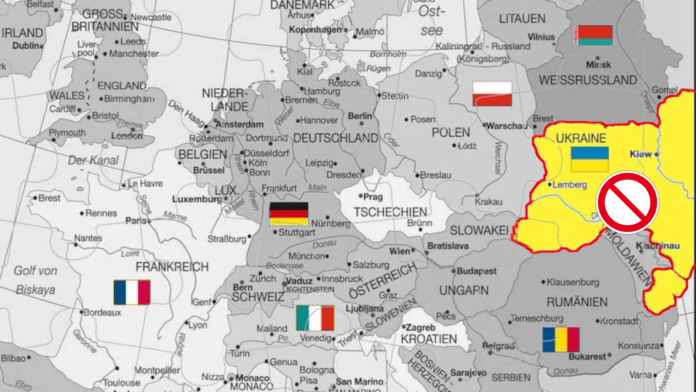 Landkarte der EU-Staaten