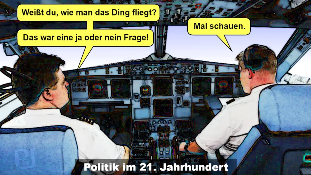Cartoon zur Qualifikation von Politikern