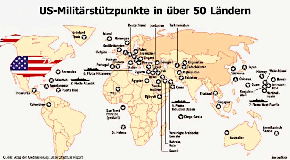 Amerikanische Militärbasen weltweit