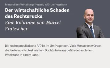 Artikel von Marcel Fratzscher in der Zeit