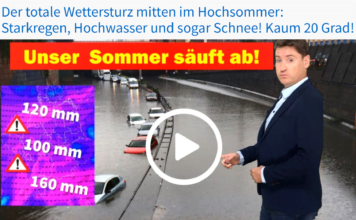 Wintereinbruch im Sommer