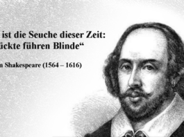 Das ist die Seuche dieser Zeit: Verrückte führen Blinde.