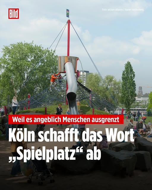 In Köln will man das Wort Spielplatz abschaffen