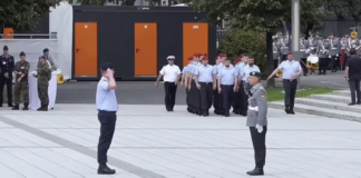 Bundeswehr-Gelöbnis in Berlin (Tiergarten/Bendlerblock)