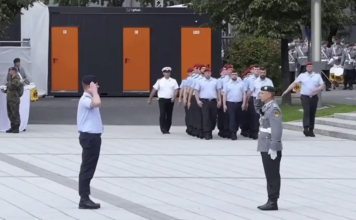 Bundeswehr-Gelöbnis in Berlin (Tiergarten/Bendlerblock)