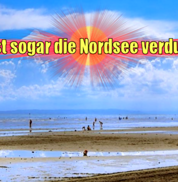 Die Nordsee ist verdunstet - Klimahysterie