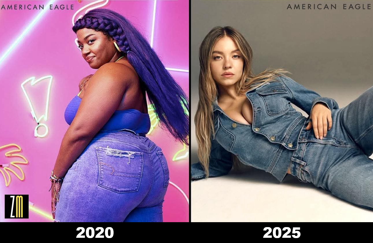 American Eagle Werbung im Zeitverlauf