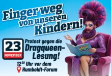 Berliner AfD plant Protestkundgebung gegen Dragqueen-Show für Kinder
