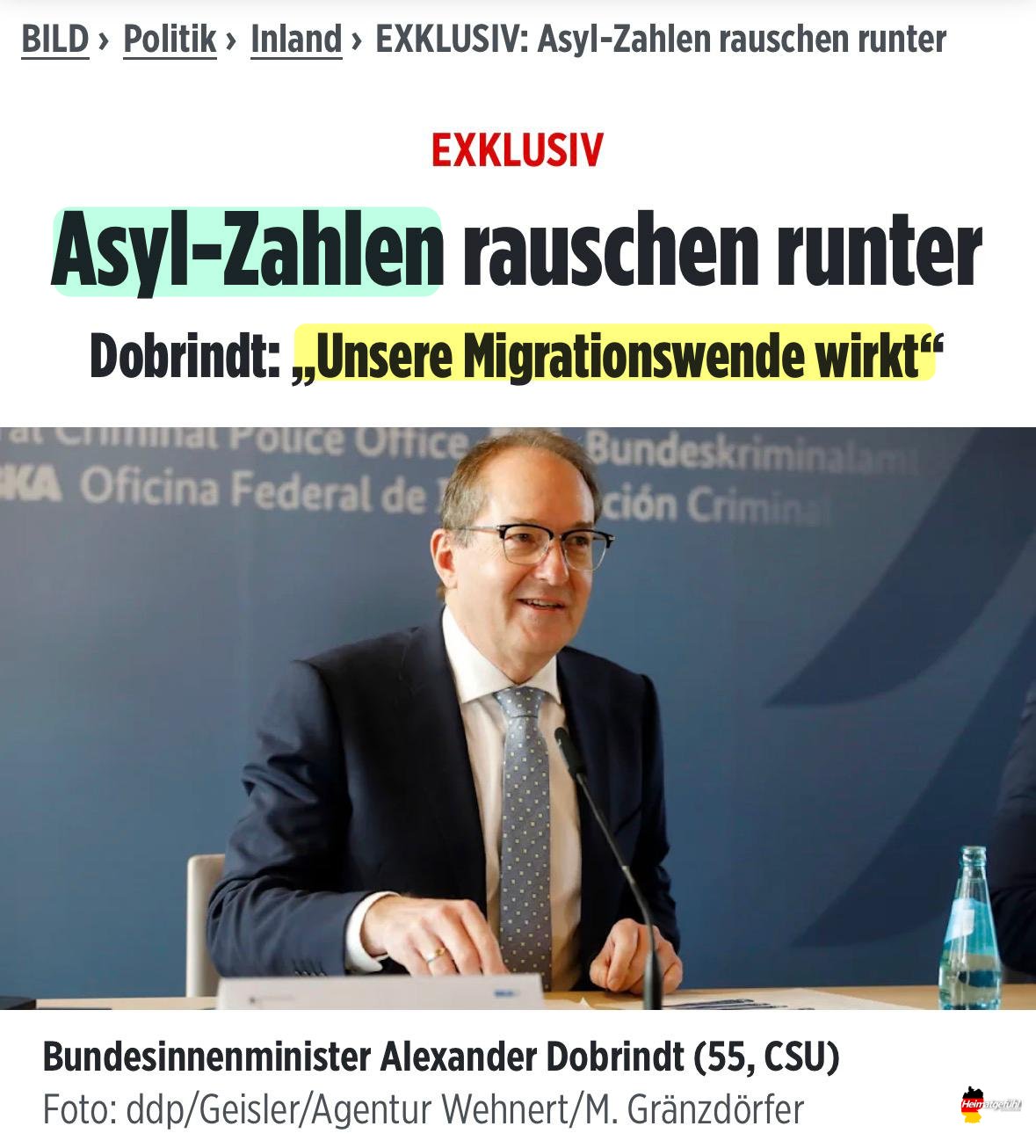 Die Asylanträge werden weniger, die Asylanten aber immer mehr