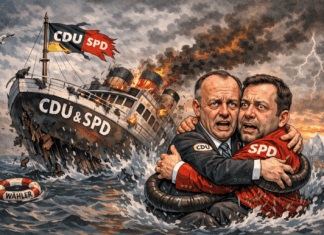 Der Untergang von CDU und SPD in symbiotischer Umklammerung