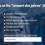 Das alternative Unwort des Jahres