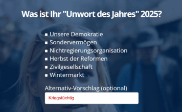 Das alternative Unwort des Jahres Was waren die schlimmsten Wörter in Jahr 2025