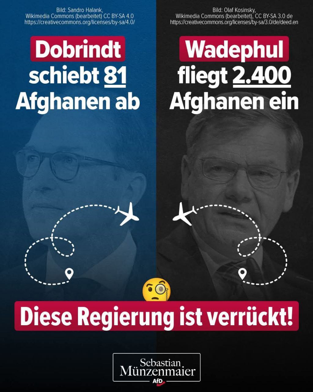 10 Illegale werden abgeschoben, 1000 kommen neu.