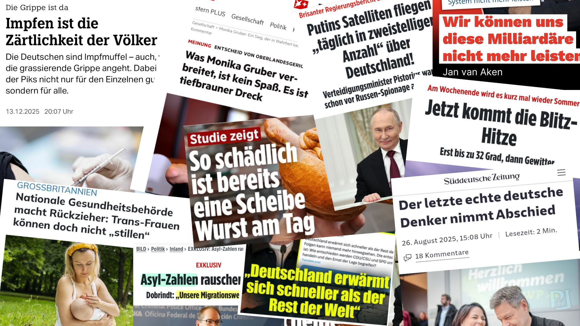 Rückblick auf die Presseschlagzeilen in 2025