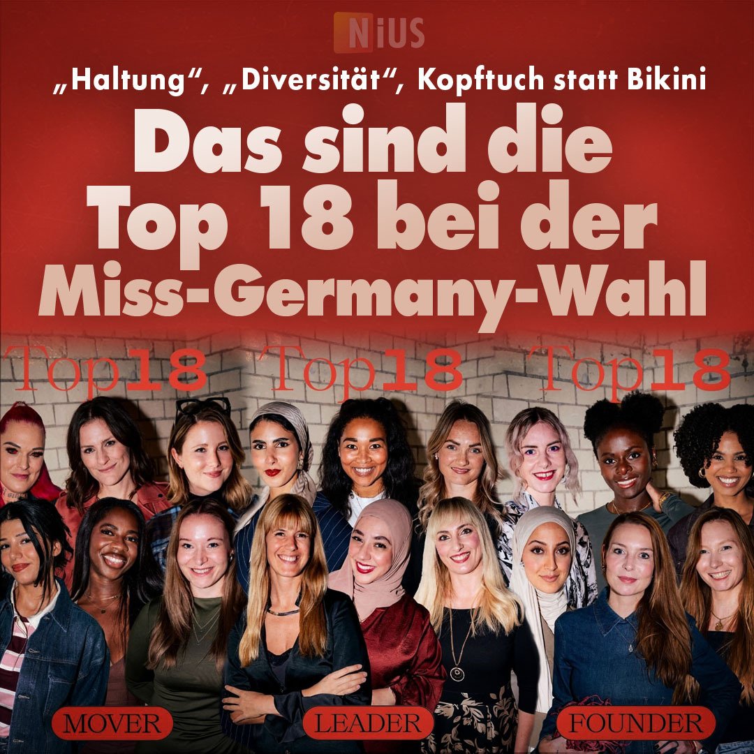 Mehr farbige Mädels als Weiße sollen da Deutschland repräsentieren