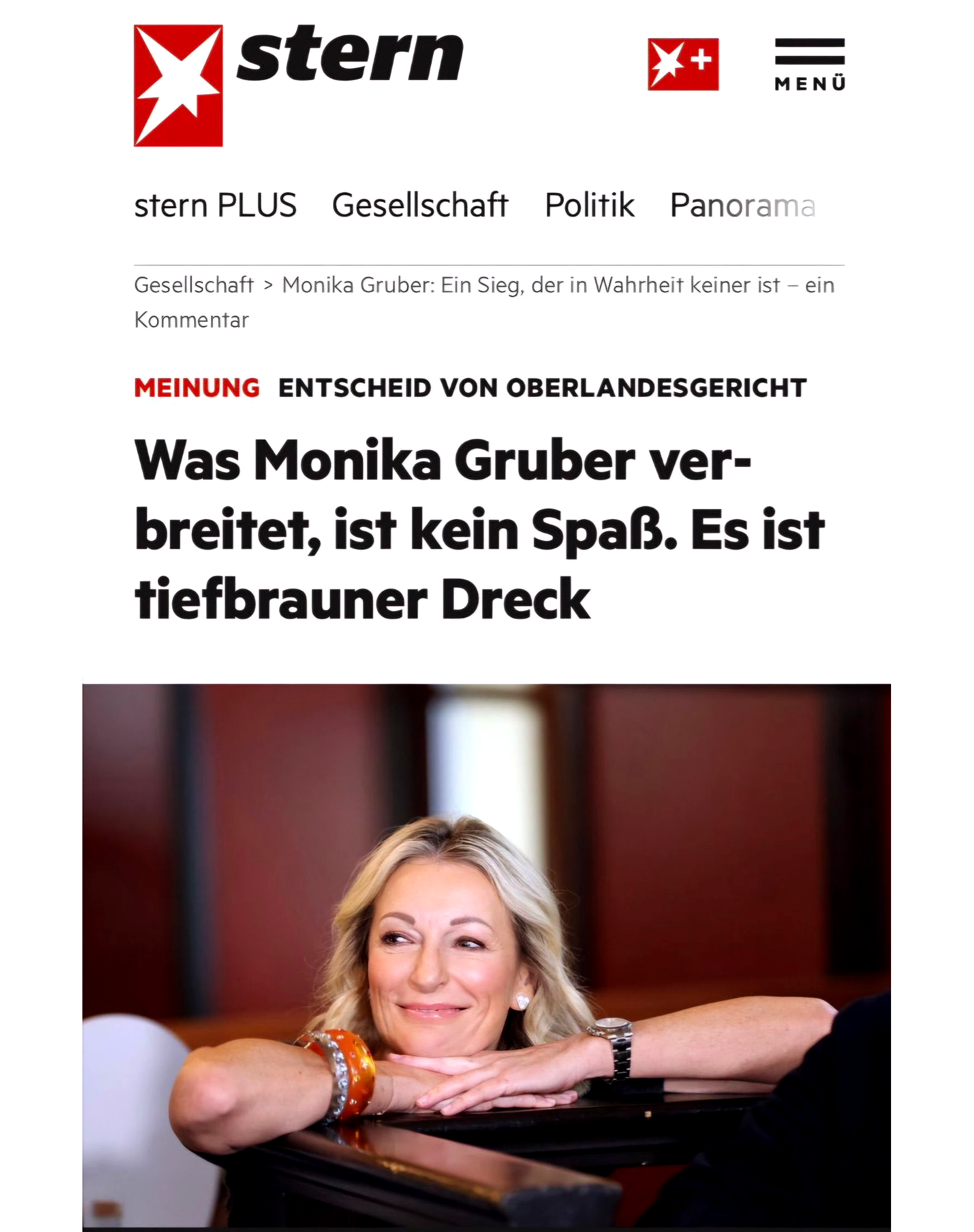 Monika Gruber lacht einfach über Politiker. Das gehört verboten.