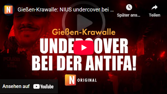 Gießen-Krawalle: Undercover bei der Antifa (Video)