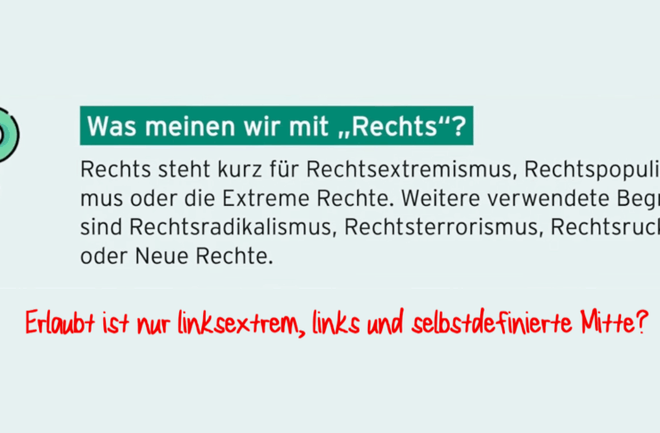 Interessante Definition von Rechts durch das IDA