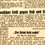 Auch die Nazis kämpften gegen Hass und Hetze von rechts