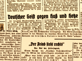 Schlagzeilen aus der Zeit des Nationalsozialismus