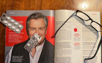 Kerkeling zwischen Stützstrümpfen und Aspirin: Antifaschismus in der Apotheken-Umschau