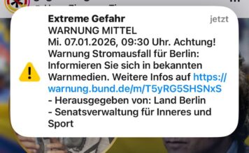 Sirenenalarm auf Handy: „Extreme Gefahr“