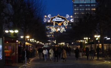 Ramadan-Beleuchtung in Frankfurt a. M.: Koran wichtiger als Grundgesetz