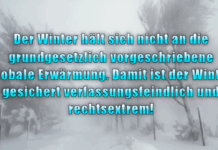 Laut Urteil des Verfassungsgerichtes muss es jedes Jahr wärmer werden ...