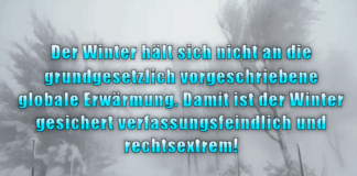 Laut Urteil des Verfassungsgerichtes muss es jedes Jahr wärmer werden ...