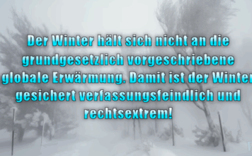 Laut Urteil des Verfassungsgerichtes muss es jedes Jahr wärmer werden ...