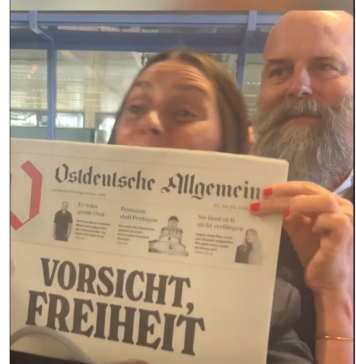 Start einer neuen Ära: Die „Ostdeutsche Allgemeine Zeitung“ erscheint erstmals