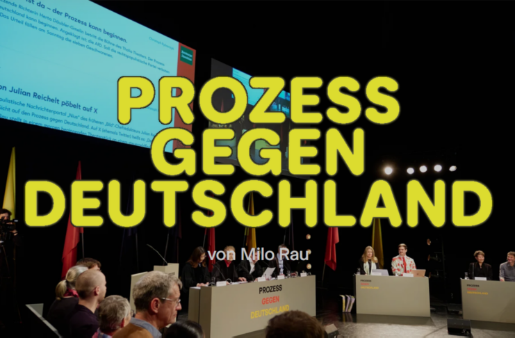 Das fiktive Urteil des „Prozess gegen Deutschland“ Der fiktive Prozess des Thaliatheaters gegen die AfD.