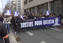 Von „Antifa“ ermordet: Beeindruckender Trauerzug für Quentin D. in Lyon