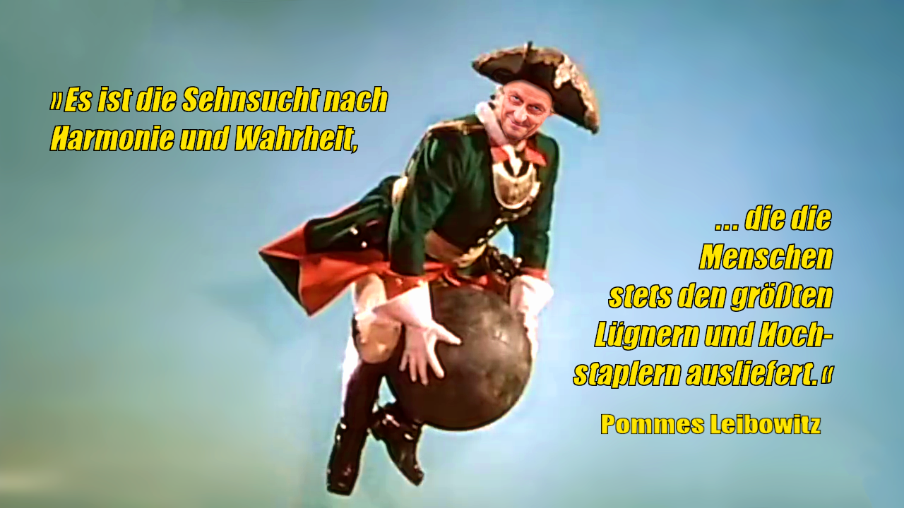 Karikatur von Friedich Merz als Münchhausen