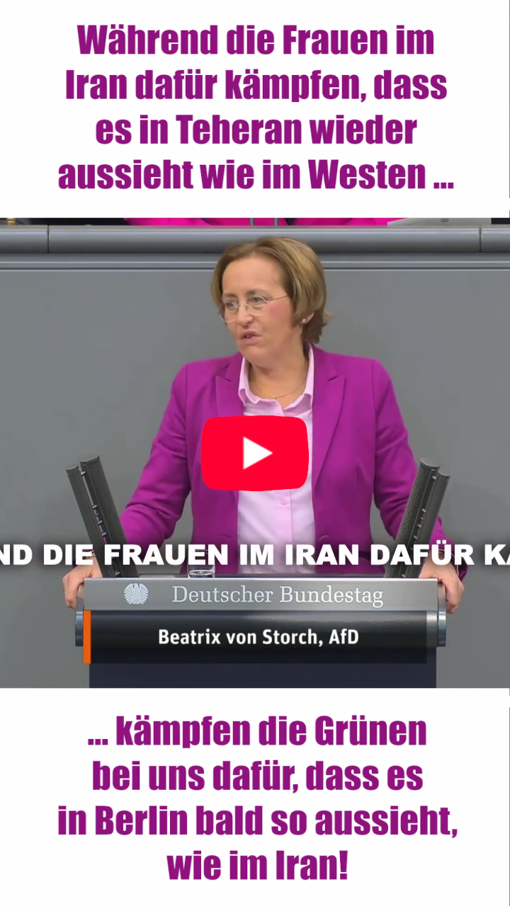 Rede von Beatrix von Storch zu Hijab und Miss Germany 2026