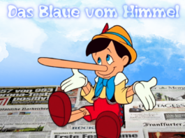 Pinocchio als Symbol für eine komplett verlogene Politik- und Medienlandschaft