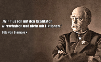 Zitat Bismarcks zu politischen Realitäten