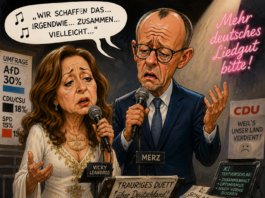 Merz ertrinkt in seinem Wortmüll – da kann auch Vicky Leandros nicht mehr helfen