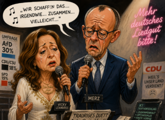 Merz ertrinkt in seinem Wortmüll – da kann auch Vicky Leandros nicht mehr helfen