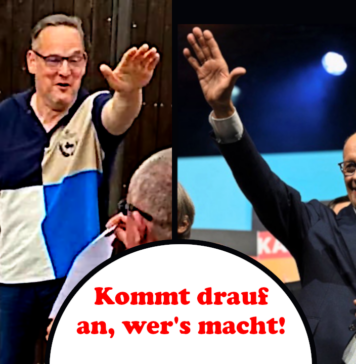 Wenn ganz normale Grußgesten zum Hitlergruß skandalisiert werden ...
