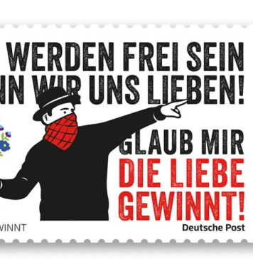 Deutsche Post mit queerer „Antifa“-Briefmarke zum „Pride Month“