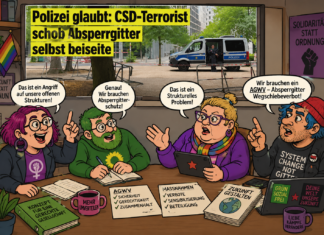 Nach CSD-Anschlag: Politiker fordern Absperrgitterwegschiebeverbot (AGWV)