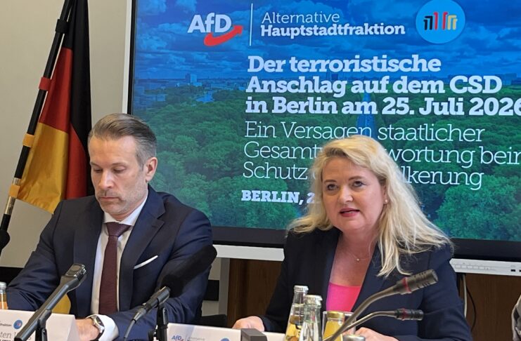 Nach CSD-Terror: AfD spricht von „eklatantem Staatsversagen“ und fordert Präventivhaft für Gefährder
